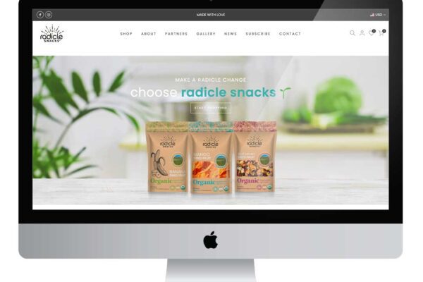 A Sweet New Look for Radicle Snacks